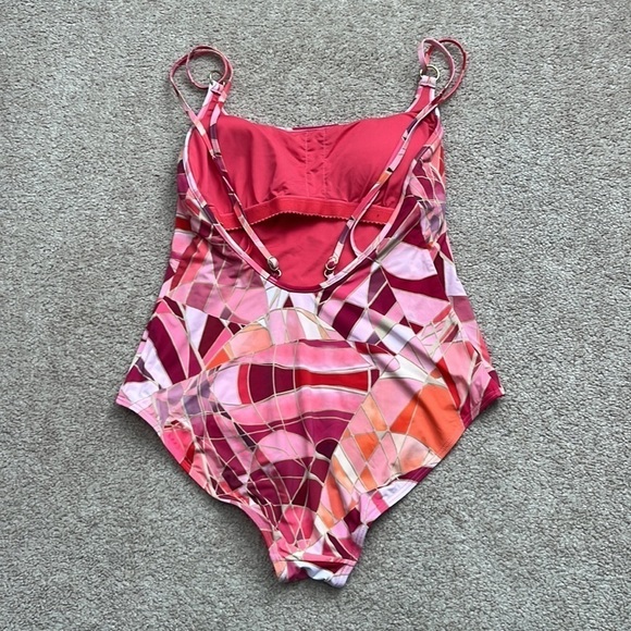 JETS Adagio Tank One Piece Rosewood Swimsuit - Picture 4 of 9